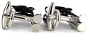 Black Rope Cufflinks IV
