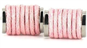Pink Rope Cufflinks