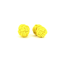 Yellow Double Ball Cufflinks