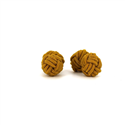 Double Ball Bronze Cufflinks