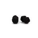 Double Ball Cufflinks in Coffee