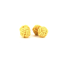 Double Ball Gold Cufflinks
