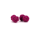 Fuchsia Double Ball Cufflinks
