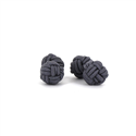 Dark Grey Double Ball Cufflinks
