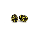 Brown and Yellow Double Ball Cufflinks
