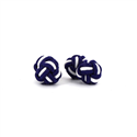 Purple and White Double Ball Cufflinks