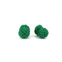 Dark Green Double Ball Cufflinks