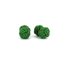 Forest and Dark Green Double Ball Cufflinks