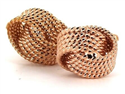 Copper Double Knot Cufflinks