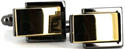 Gold and Black Cufflinks