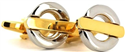 Gold and Silver Cufflinks IV