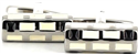 Enamelled Cylindrical Cufflinks