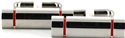 Enamelled Cylindrical Cufflinks III