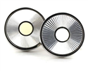 Striped Enamel Circular Cufflinks