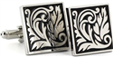 Enamel Floral Cufflinks II
