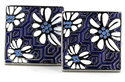Floral Enamel Cufflinks IV