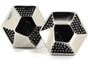 Hexagonal Enamel Cufflinks