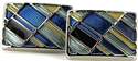 Multicolor Enamel Rectangular Cufflinks IV