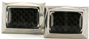 Black Enamel Rectangular Cufflinks II