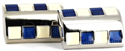 Tricolor Enamel Rectangular Cufflinks II