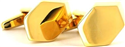 Hexagonal Gold Cufflinks I
