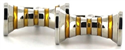 Golden Hyperbola Cufflinks