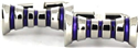 Purple Hyperbola Cufflinks