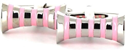 Pink Hyperbola Cufflinks