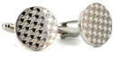 Circular Laser Cufflinks