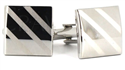 Square Laser Cufflinks