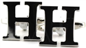 H Letter Cufflinks