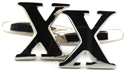 Letter X Cufflinks