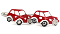 Red Mini Cufflinks