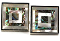 Radiant Square Mother-of-Pearl Cufflinks