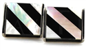 Square Mother-of-Pearl Cufflinks II
