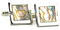 Square Mother-of-Pearl Cufflinks III