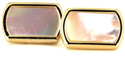 Golden Mother-of-Pearl Cufflinks