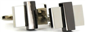 Silver Black Cufflinks