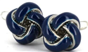 Midnight Blue Knot Cufflinks I