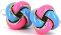 Blue and Pink Knot Cufflinks
