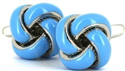 Sky Blue Knot Cufflinks