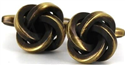 Dark Copper Knot Cufflinks I