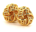 Golden Knot Cufflinks