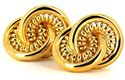 Golden Knot Cufflinks IV