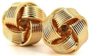 Striped Gold Knot Cufflinks V