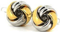 Golden and Silver Knot Cufflinks II