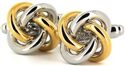 Golden and Silver Knot Cufflinks III