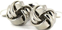 Smooth Knot Cufflinks - Striped III