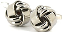 Smooth Knot Cufflinks - Striped IV