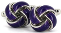 Purple Knot Cufflinks